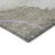 3' X 5' Taupe And Lavender Abstract Washable Indoor Outdoor Area Rug