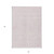 3' X 5' Pink And Ivory Abstract Washable Indoor Outdoor Area Rug