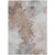 5' X 8' Brown Ivory And Gray Abstract Washable Indoor Outdoor Area Rug