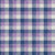 3' X 5' Navy Blue Purple And Beige Plaid Washable Indoor Outdoor Area Rug