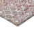3' X 5' Pink And Ivory Argyle Washable Indoor Outdoor Area Rug
