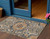 3' X 5' Terra Cotta And Charcoal Damask Washable Indoor Outdoor Area Rug - Terra Cotta, Charcoal