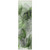 8' Runner Olive Green Abstract Washable Non Skid Indoor Outdoor Runner Rug - Olive Green