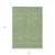 5' X 8' Green And Beige Geometric Washable Indoor Outdoor Area Rug - 608219385125