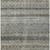 3' X 5' Pewter And Green Striped Washable Indoor Outdoor Area Rug