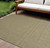 9' X 12' Green Geometric Indoor Outdoor Area Rug