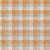 3' X 5' Orange Gray And Beige Plaid Washable Indoor Outdoor Area Rug