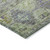 3' X 5' Sage And Gray Floral Washable Indoor Outdoor Area Rug