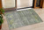 3' X 5' Sage And Gray Floral Washable Indoor Outdoor Area Rug