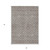 3' X 5' Taupe And Beige Geometric Washable Indoor Outdoor Area Rug - Taupe, Beige