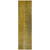 8' Runner Chocolate Striped Washable Non Skid Indoor Outdoor Runner Rug