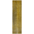 8' Runner Chocolate Striped Washable Non Skid Indoor Outdoor Runner Rug