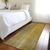 8' Runner Chocolate Striped Washable Non Skid Indoor Outdoor Runner Rug