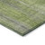 2' X 3' Green Striped Washable Non Skid Indoor Outdoor Area Rug - Green