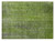 2' X 3' Green Striped Washable Non Skid Indoor Outdoor Area Rug - Green