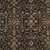 3' X 5' Black Brown And Red Floral Washable Indoor Outdoor Area Rug