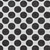 5' X 8' Black And Ivory Polka Dot Washable Indoor Outdoor Area Rug - Black, Ivory