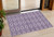 3' X 5' Purple Gray And Ivory Geometric Washable Indoor Outdoor Area Rug - Purple, Gray, Ivory