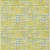 5' X 8' Yellow Denim Blue And Beige Abstract Washable Indoor Outdoor Area Rug