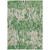5' X 8' Green And Gray Striped Washable Indoor Outdoor Area Rug - Green, Gray