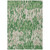 5' X 8' Green And Gray Striped Washable Indoor Outdoor Area Rug - Green, Gray