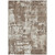 5' X 8' Brown And Beige Abstract Washable Indoor Outdoor Area Rug Transitional Style - Brown, Beige Color