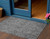 3' X 5' Charcoal And Silver Floral Washable Indoor Outdoor Area Rug
