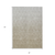 3' X 5' Taupe And Gray Geometric Washable Indoor Outdoor Area Rug