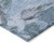 5' X 8' Denim Blue And Blue Abstract Washable Indoor Outdoor Area Rug - Denim Blue, Blue