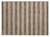 2' X 3' Coffee Striped Washable Non Skid Indoor Outdoor Area Rug