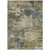 3' X 5' Gray Beige And Khaki Abstract Washable Indoor Outdoor Area Rug