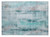 2' X 3' Teal Washable Non Skid Indoor Outdoor Area Rug