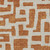 5' X 8' Terra Cotta And Gray Abstract Washable Indoor Outdoor Area Rug