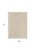 4' X 6' Ivory And Gold Abstract Indoor Outdoor Area Rug