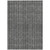 3' X 5' Gray And Silver Striped Washable Indoor Outdoor Area Rug