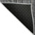 3' X 5' Gray And Silver Striped Washable Indoor Outdoor Area Rug