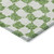 3' X 5' Green And Ivory Geometric Washable Indoor Outdoor Area Rug - Green, Ivory