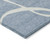 5' X 8' Denim Blue And Ivory Abstract Washable Indoor Outdoor Area Rug Transitional Style - Denim Blue, Ivory Color