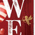 36" Pink Red And White Solid Wood Welcome Valentine's Day Porch Sign