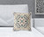 16" x 16" Beige Blown Seam Paisley Indoor Outdoor Throw Pillow