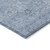 3' X 5' Sky Blue And Blue Floral Washable Indoor Outdoor Area Rug - Sky Blue, Blue