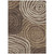 5' X 8' Brown And Taupe Abstract Washable Indoor Outdoor Area Rug Transitional Style - Brown, Taupe Color