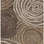 5' X 8' Brown And Taupe Abstract Washable Indoor Outdoor Area Rug Transitional Style - Brown, Taupe Color