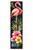 36" Black Pink And Coral Solid Wood Flamingo Porch Sign