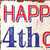 36" Red White Blue Black And Gold July Fourth Wood Reversible Porch Sign