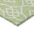 5' X 8' Artichoke Green And Ivory Trellis Washable Indoor Outdoor Area Rug