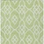 5' X 8' Artichoke Green And Ivory Trellis Washable Indoor Outdoor Area Rug