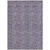 3' X 5' Purple Lilac And Lavender Floral Washable Indoor Outdoor Area Rug