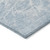 3' X 5' Sky Blue And Denim Blue Abstract Washable Indoor Outdoor Area Rug