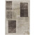 5' X 8' Brown And Taupe Geometric Washable Indoor Outdoor Area Rug